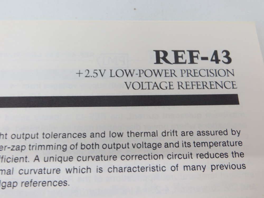 PMI Precision Monolithics Inc. 1988 Data Sheets lot of 5 technology reference