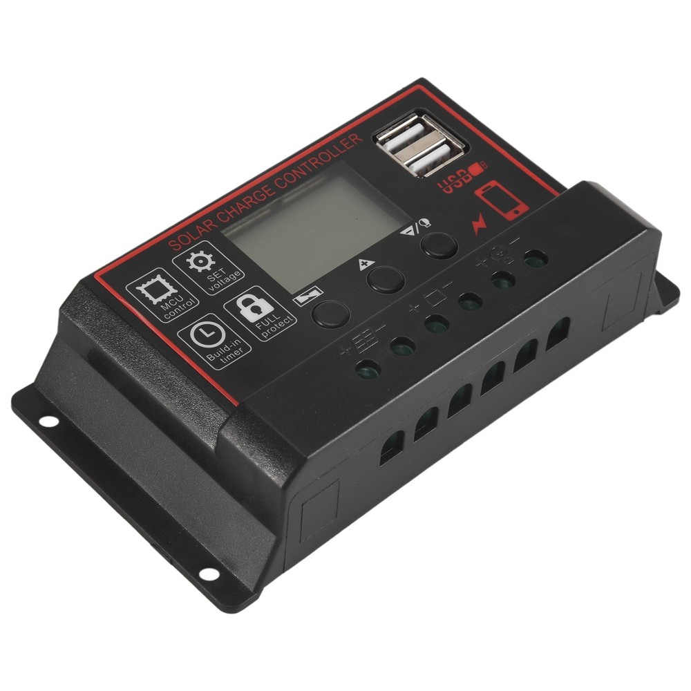 100A Solar  Controller Solar Panel Controller 12V 24V LCD Display Solar2153