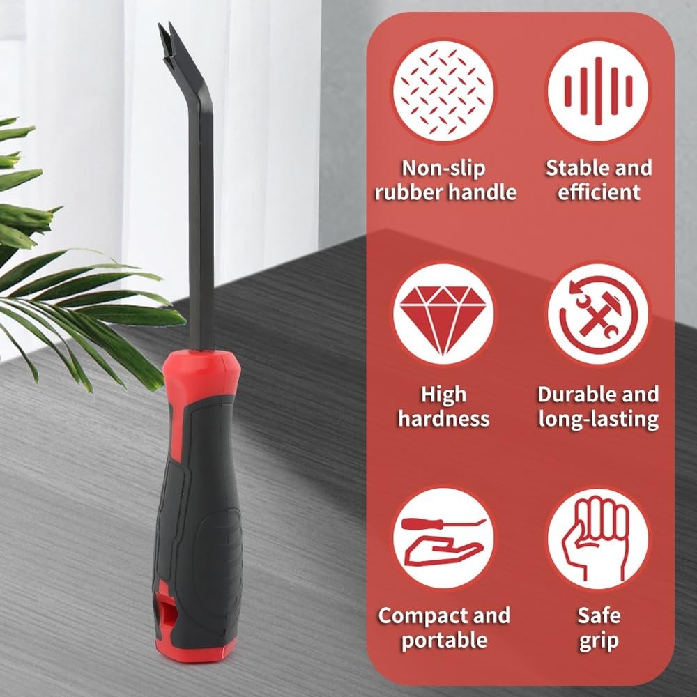 Staple Remover Puller Ergonomic Handle Nail Puller for Carpet Wood Flooring