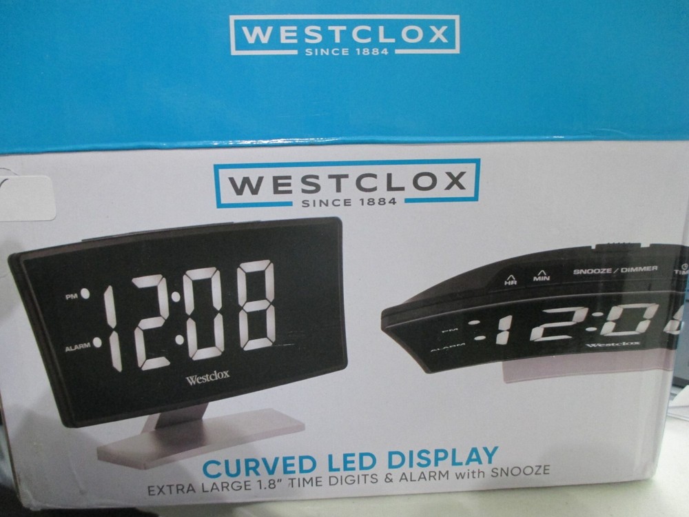 Westclox 71018 curved led display-tested