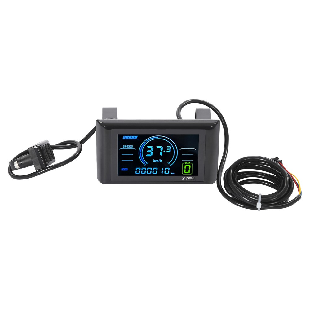 LCD Display Electric Bicycle Display Screen E-Bike Multicolor Screen Rectangle