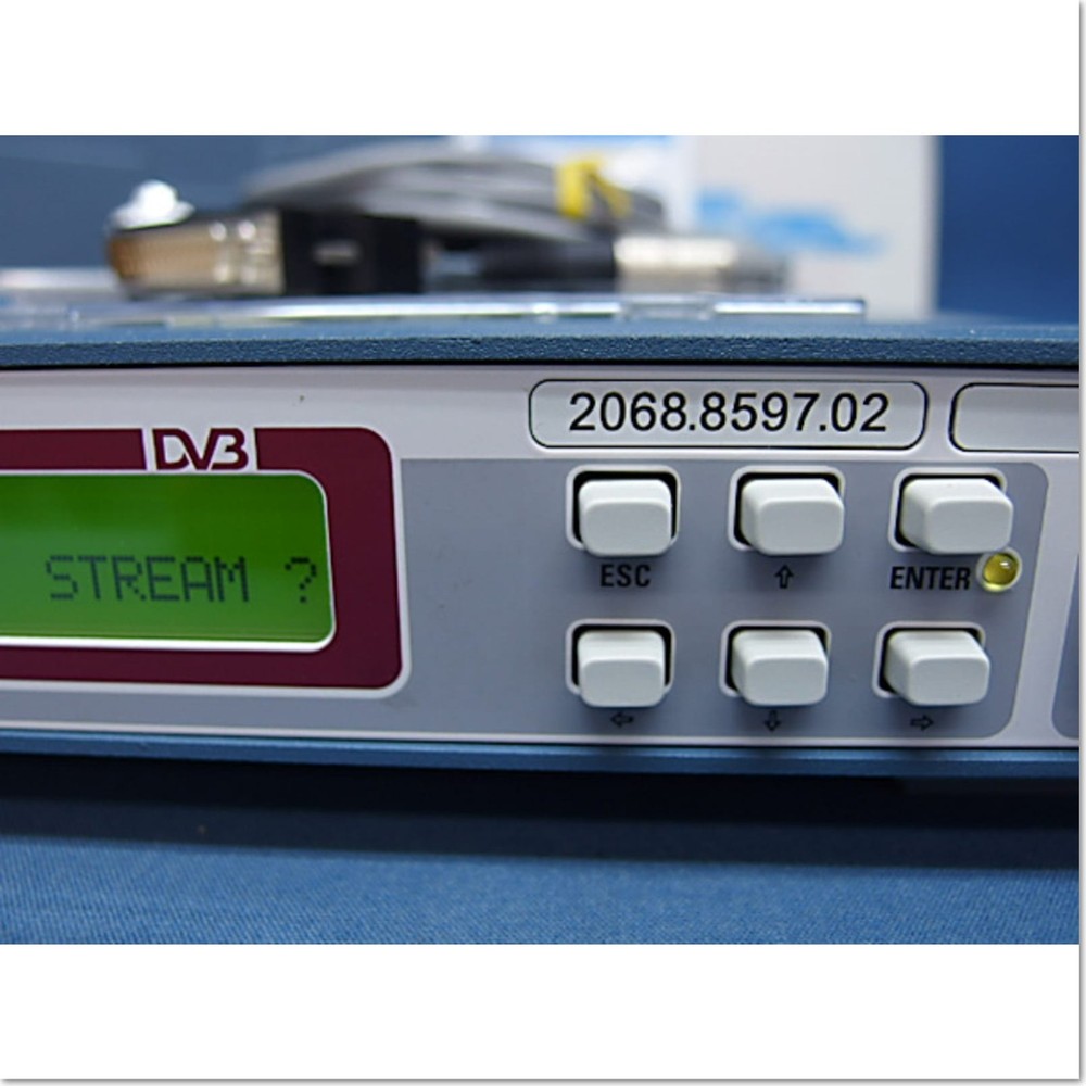Rohde & Schwarz R&S DVMD MPEG-2 Measurement Decoder Used Tested
