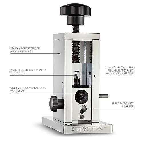 StripMeister Original Drill Powered Automatic Wire Stripper Machine for