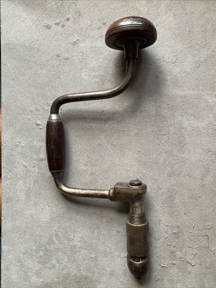 Vintage Hand Drill Bit Brace