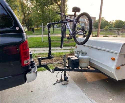 50973 Dual Hitch Extension with Single Post Includes 2 Hitch Pins
