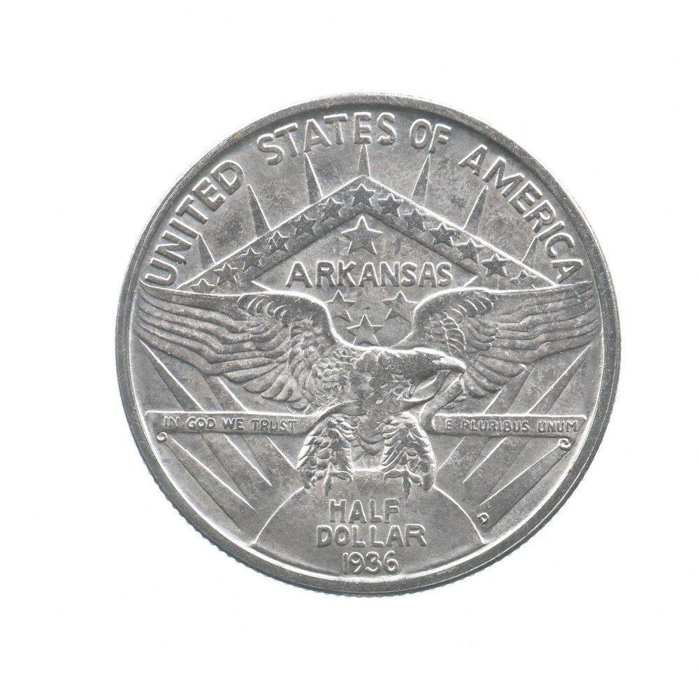 1936-D Arkansas Commemorative Half Dollar *4413