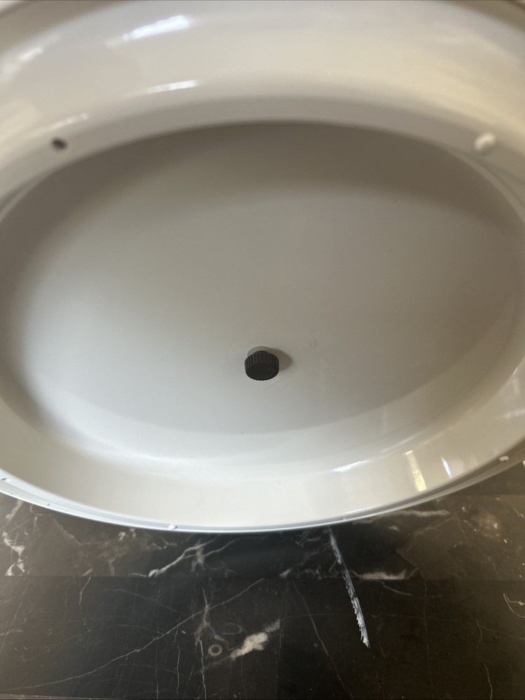 Rotating (lazy susan) White Plastic Cake Stand