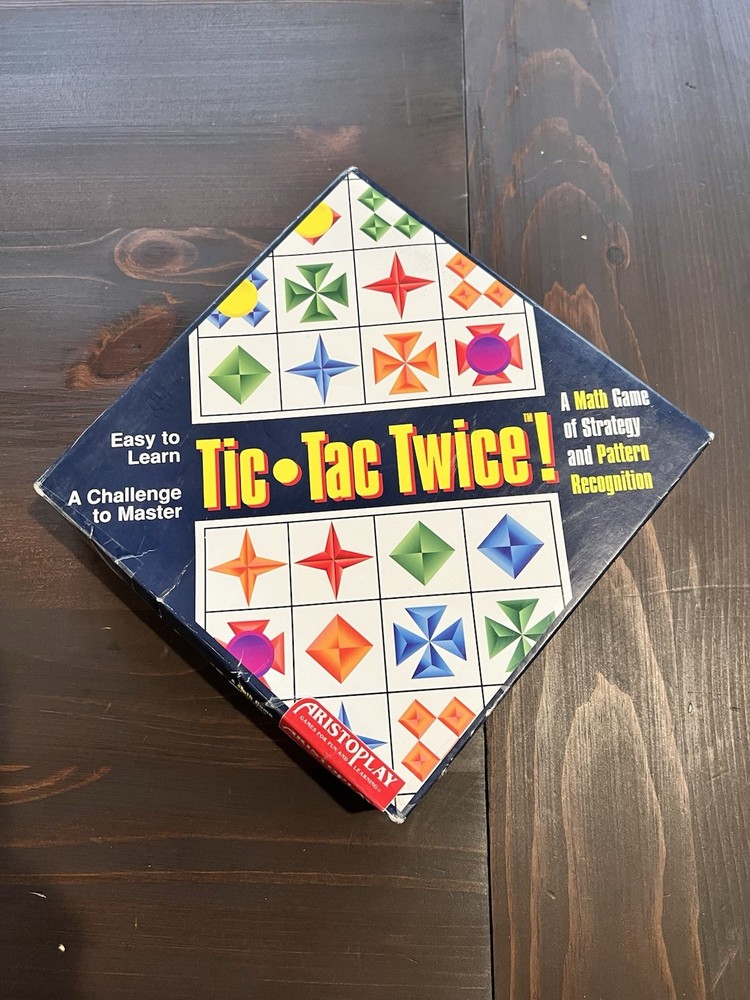 Tic Tac Twice Math Game Aristoplay All Pieces Complete