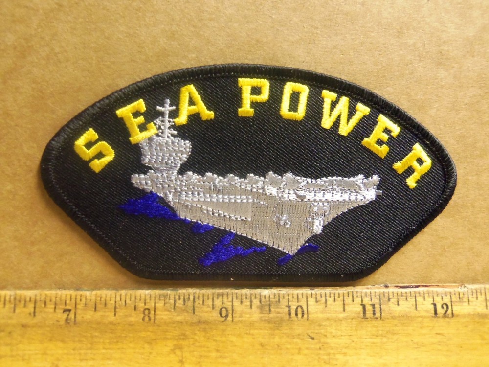 Sea Power Embroidered Patch