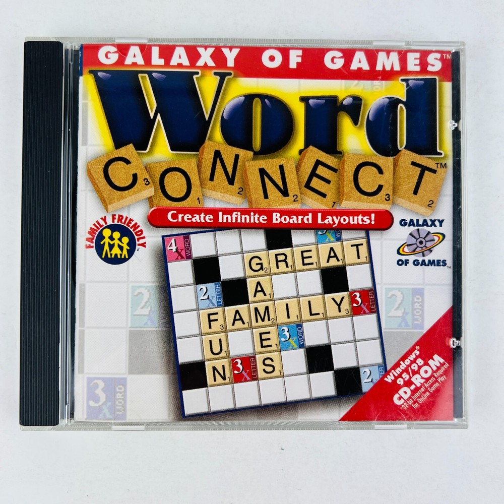 Galaxy Of Games - Word Connect PC CD-ROM Game Software