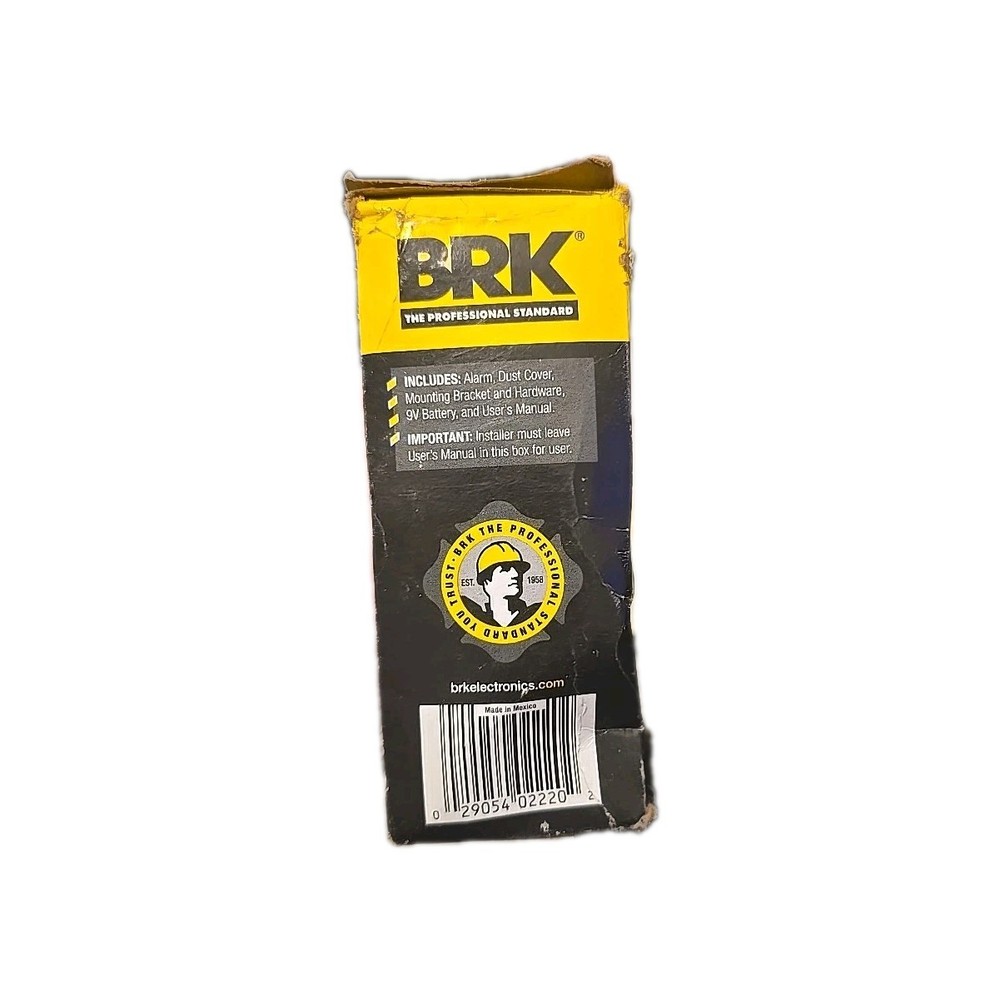 2 BRK Battery-Powered Smi100 Smoke Detector Read Description