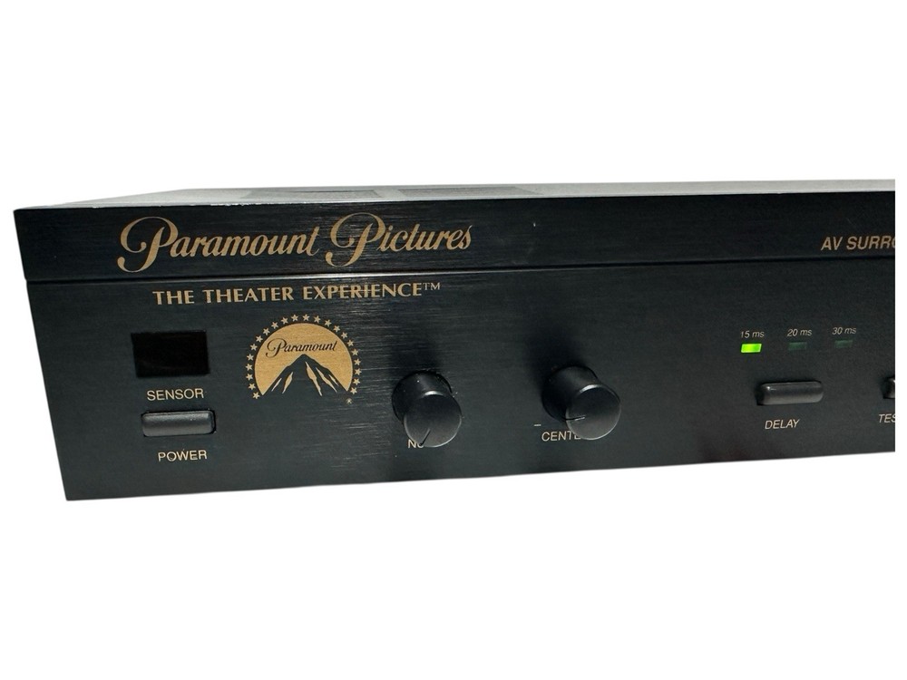 Paramount Pictures Theater FX3300 AV SURROUND SOUND DECODER (NO REMOTE) UNTESTED