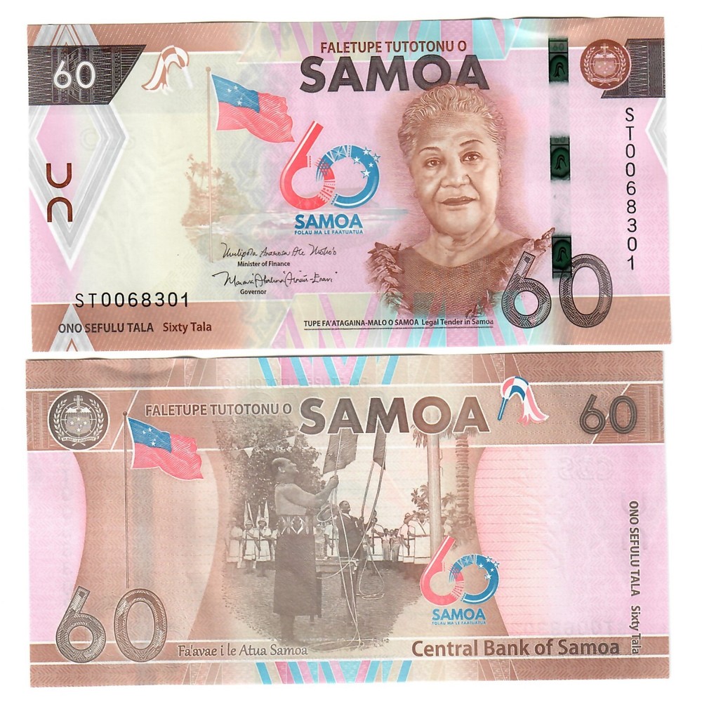 Samoa 60 Tala 2023 UNC Commemorative