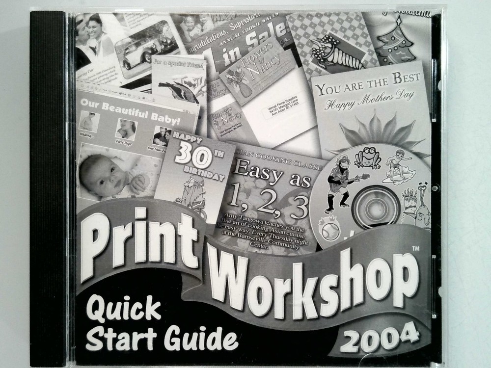 ValuSoft Print Workshop 2004 Software CD-ROM PC Quick Start Guide