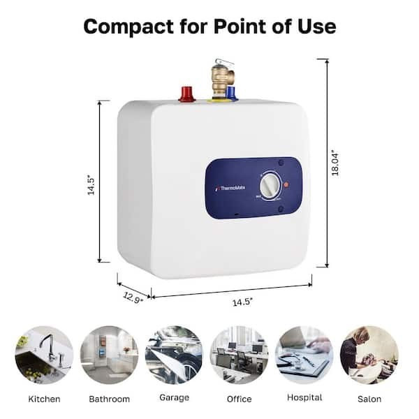 ThermoMate ES400 4.0 Gal Mini Tank Point-of-Use Electric Water Heater 120V White