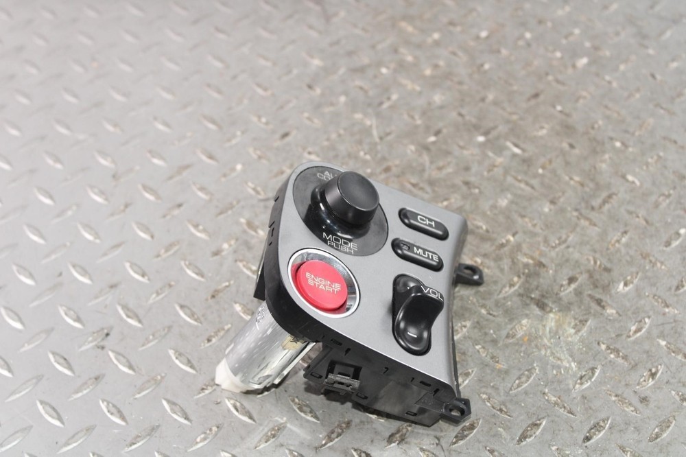 00-09 S2000 Grey Dashboard Dash Audio Control Push Start Ignition Switch Panel