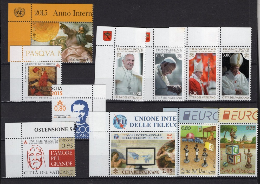 2015 Vaticano annata   Cpl MNH