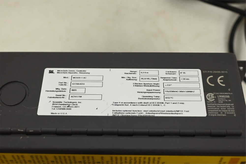 Omron MC42D-1-AC Safety Mat Controller