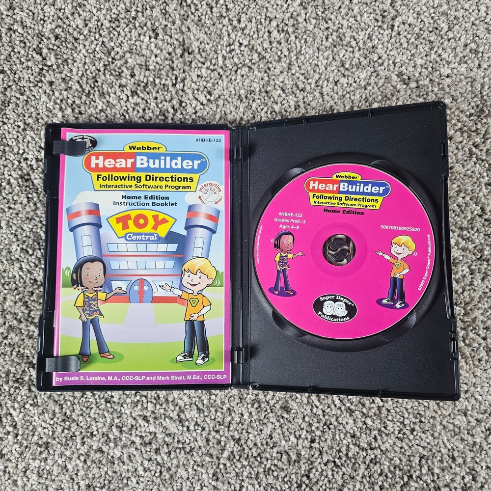 Webber HearBuilder Following Direction & Basic Concepts Home Edition CD HBHE-122