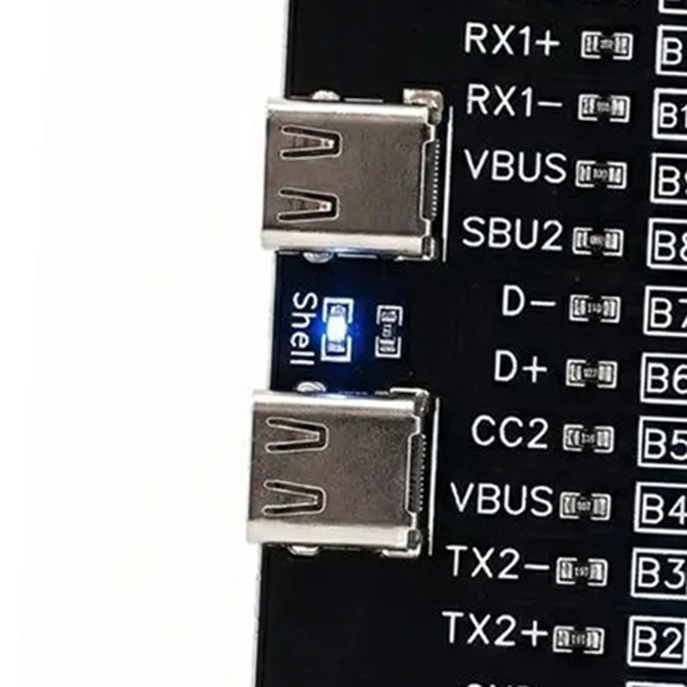 Type-C For data Cable Test Board for Short Circuit and Continuity Detection
