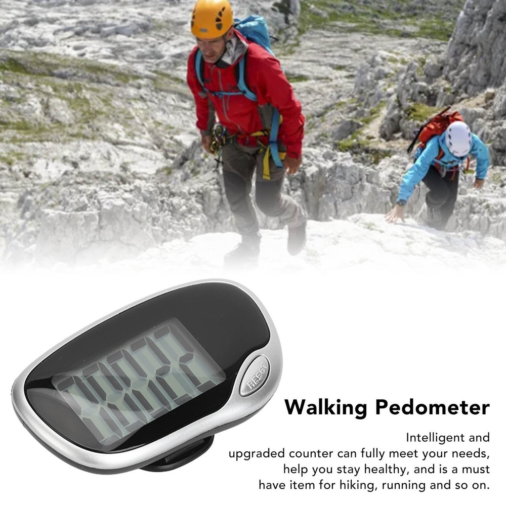 ♡ Walking Pedometer Large Digital Display Screen Accurate Step Counter For
