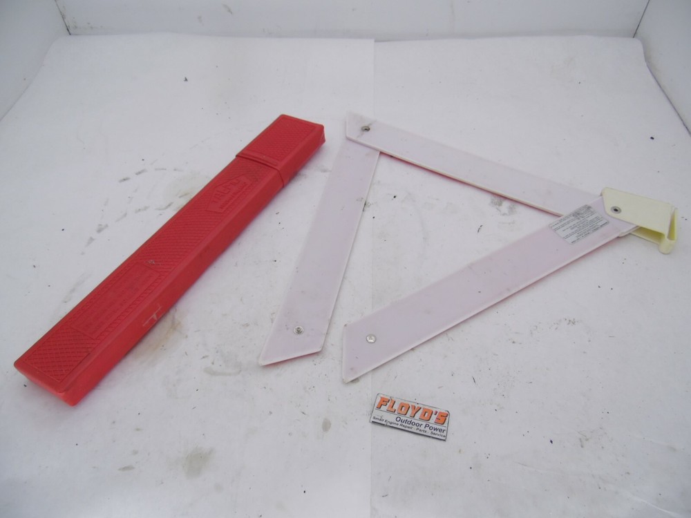 Vintage TAL-MU Model W Folding Warning Triangle