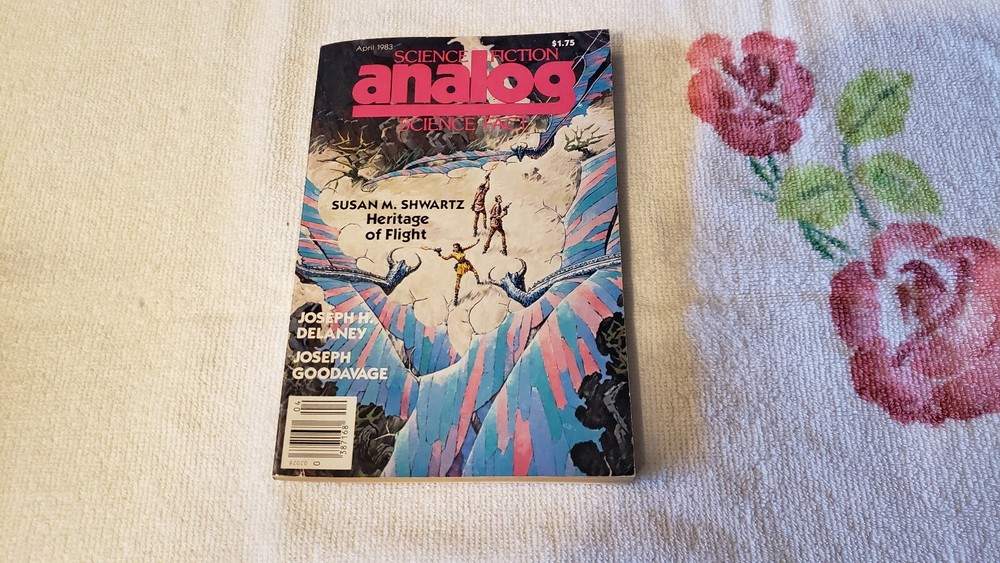 ANALOG SCIENCE FACT, SCIENCE FICTION,   APRIL 1983   *SIGNED*  -RH-
