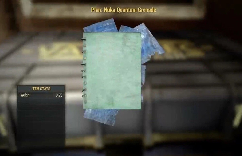 (Xbox) Nuka Quantum Grenade Plan