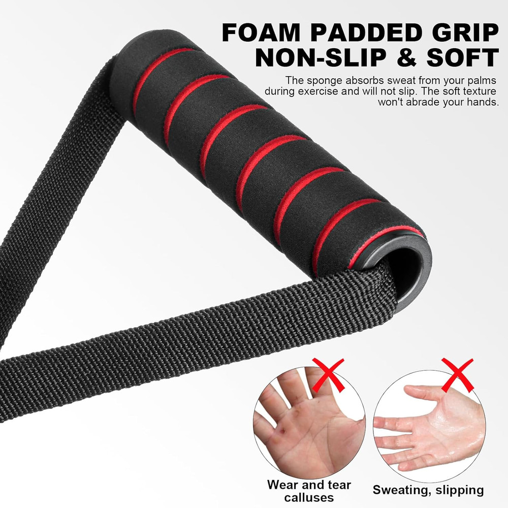 Exercise Handle, Resistance Bands Handle, Replacement Handle Attachments for Cab