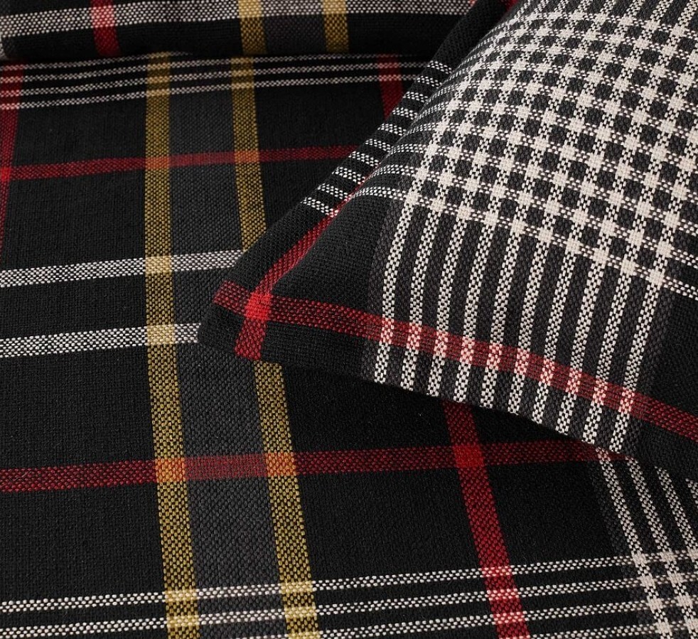 Carson Plaid Sham Pottery Barn-Standard