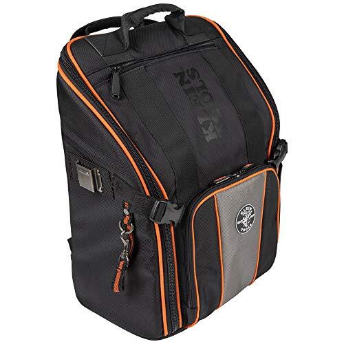 Klein Tools 55482 Tool Bag Backpack, Tradesman Pro Tool Organizer w/ 21 Pockets