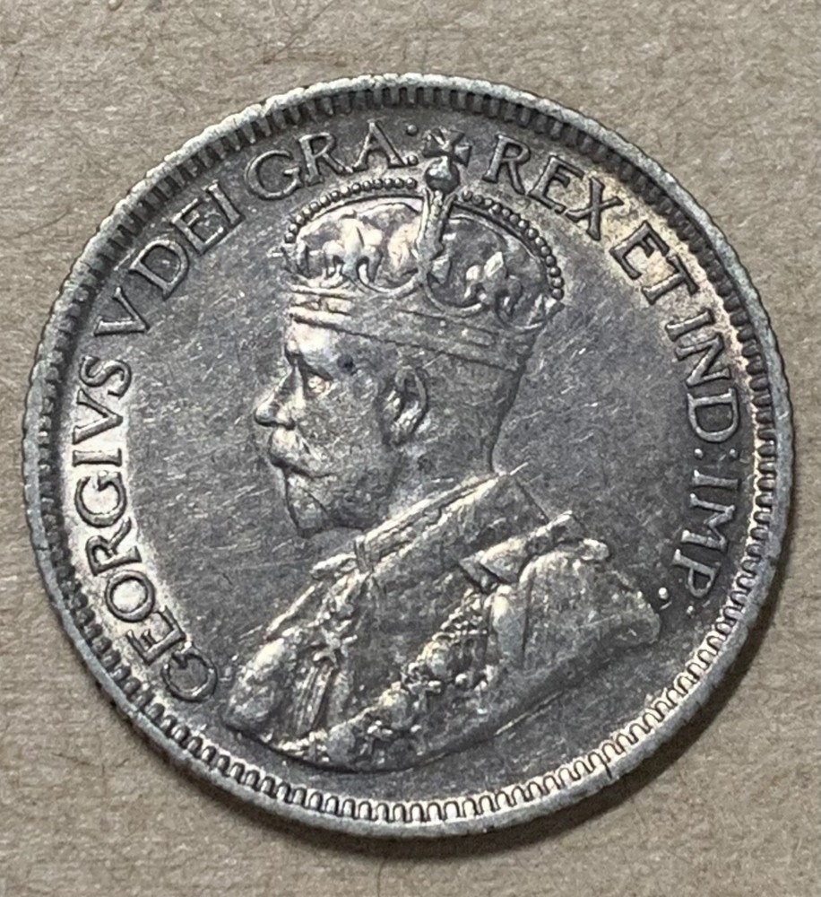 Canada 1930 10 Cents Silver Dime, MS+++