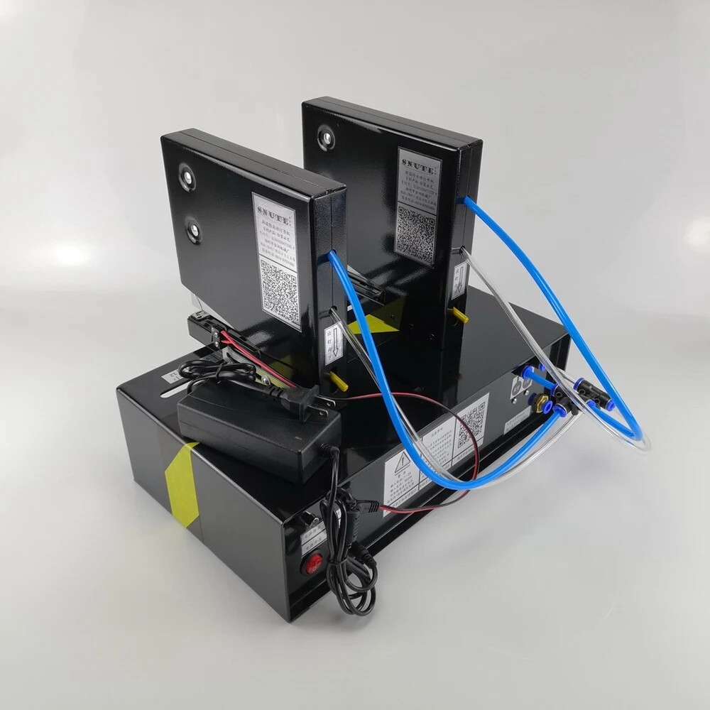 Pneumatic Double Head Automatic Stapler Industrial Auto Binding Machine