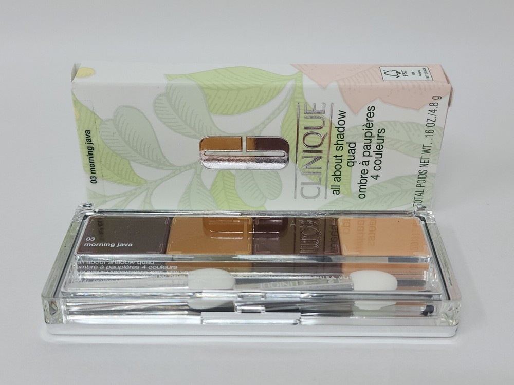 New Clinique All about Shadow 03 Morning Java Quad
