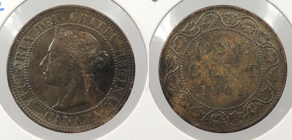 CANADA 1901 Cent Victoria #WC86683