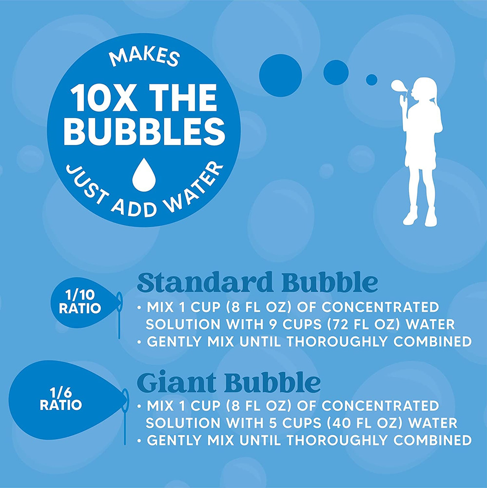 JOYIN 32 OZ Concentrated Bubble Solution for Bubble Machines (Up to 2.5 Gallons)