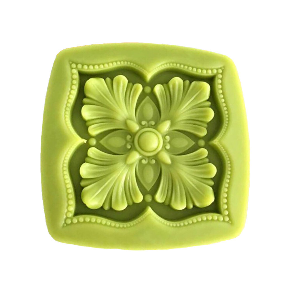 Handmade Silicone Soap Mold Essential Oil Soap Embossed Leaf Petals Pattern