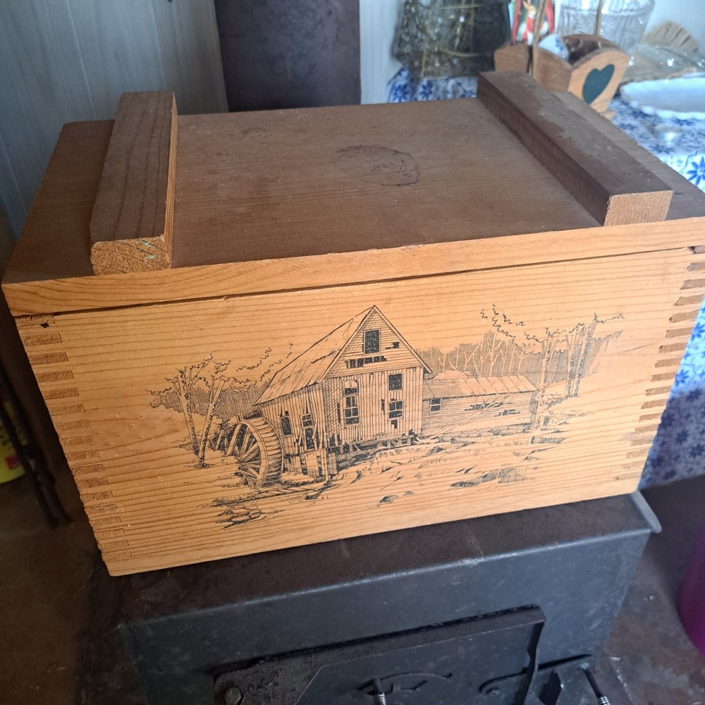 Vintage Ammo Wood Box