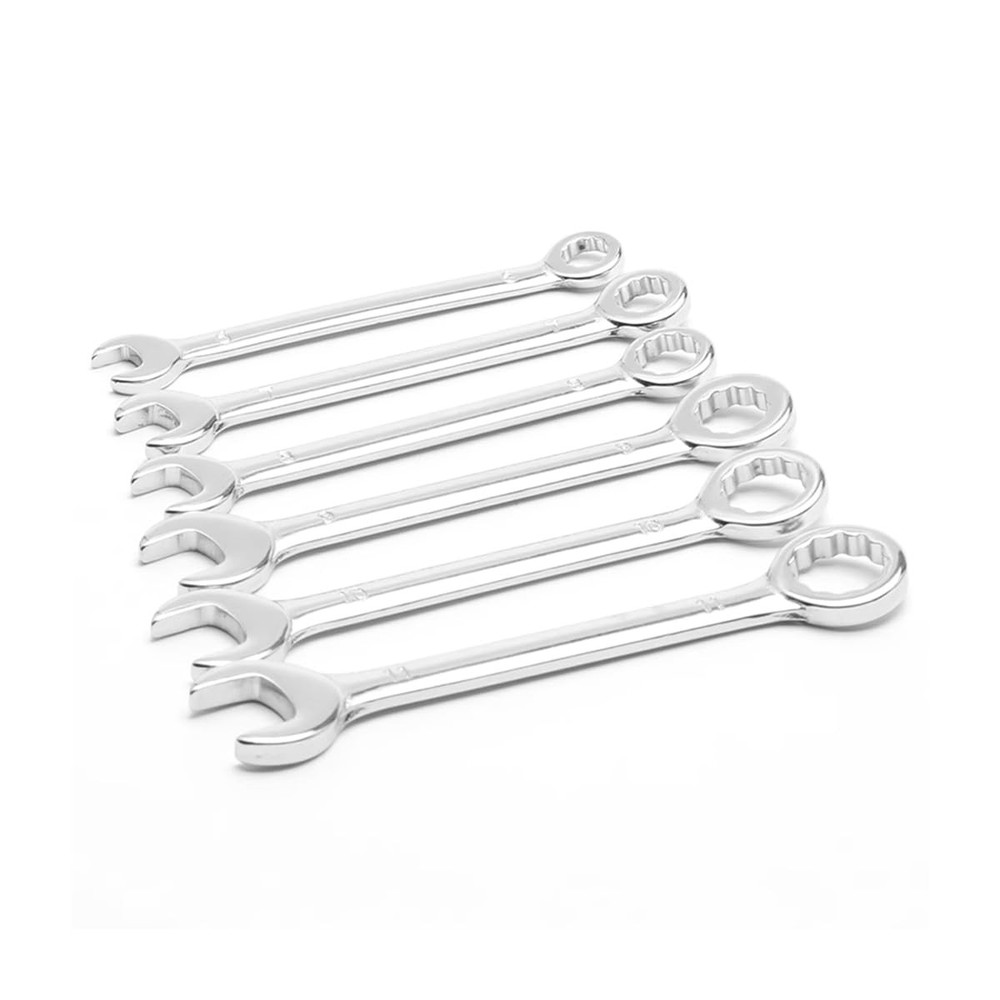 Mini Wrench Set Open End Combination Small Set, Silver