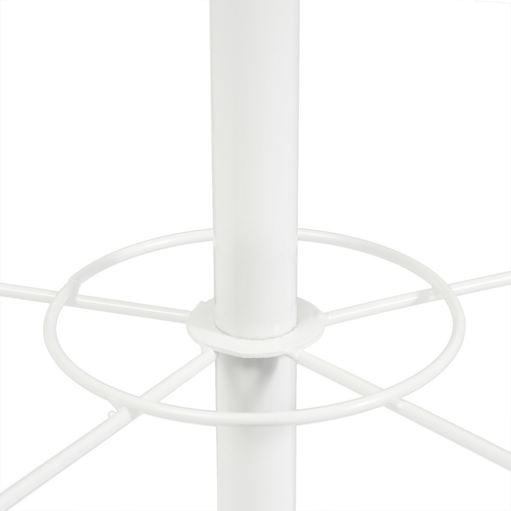 White Hat Rack, Freestanding Hat Display Stand, 8-tier Hat Holders