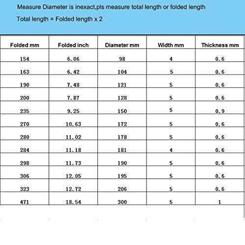 11pcs Turntable Belt Different Specifications Rubber Belt Replace Turntable