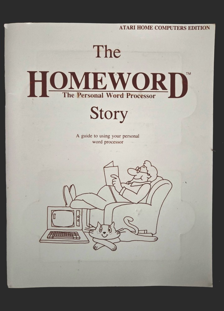 Sierra On-Line HomeWord Word Processor System Complete for Atari Home Computers