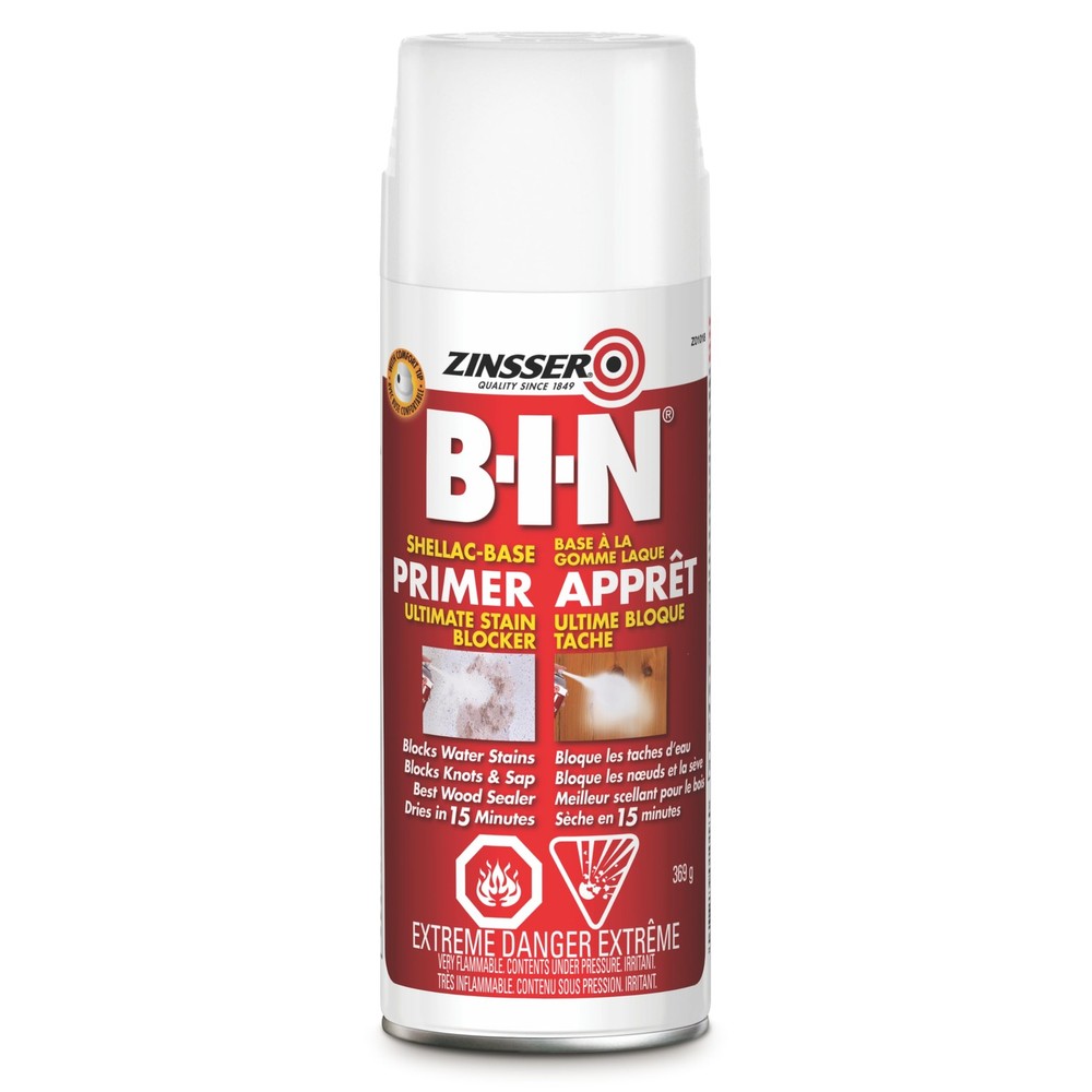 BIN Shellac Base Primer-Sealer in White, 369g
