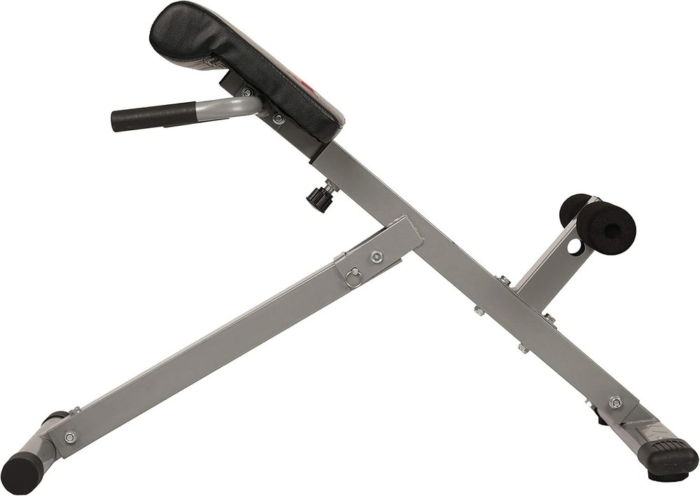 Multi-Function 45-Degree Hyperextension Bench - Adjustable & Foldable Design