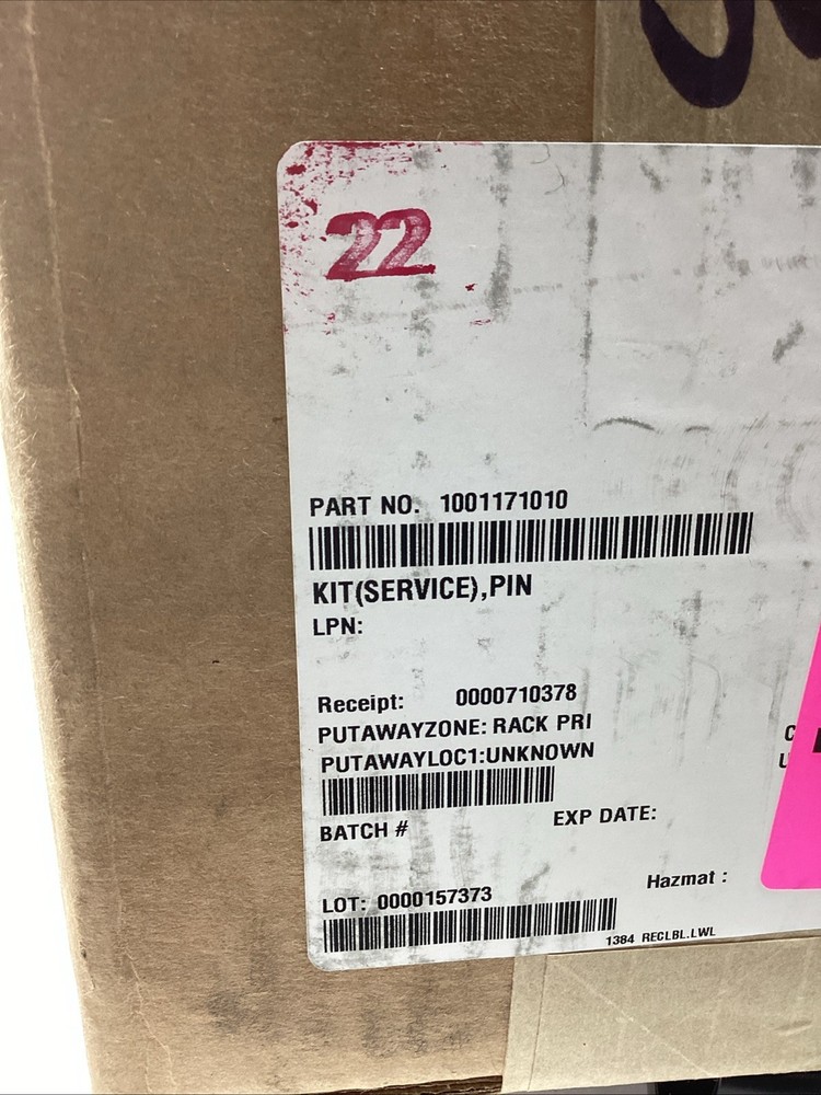 Jerr Dan 1001171010 Wrecker Pivot Pin Kit