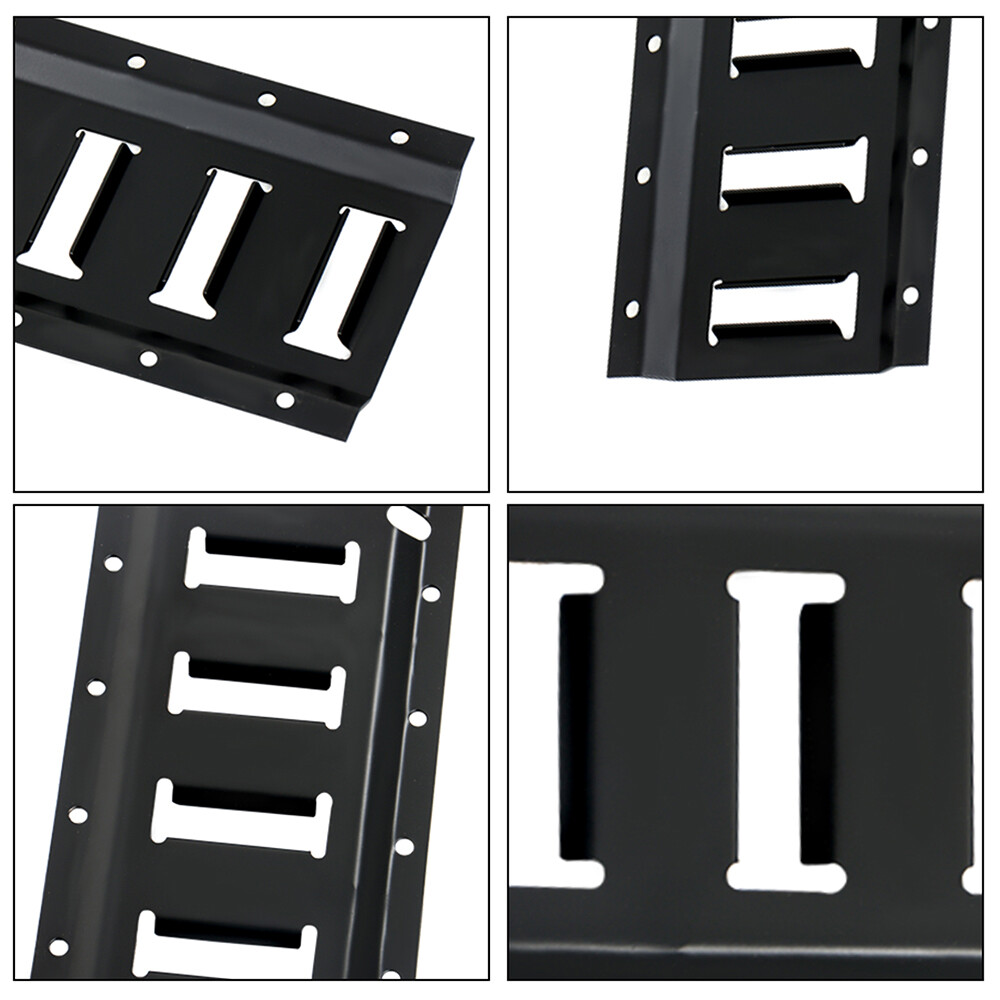 8 Pack 5' E Track Tie Down Rails System Power Coated E-Tracks for Cargo Trailers