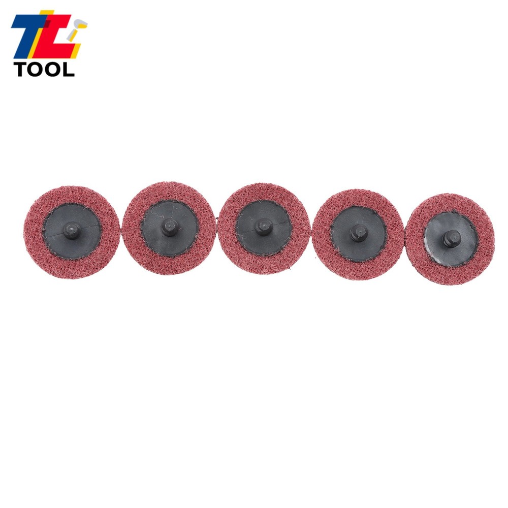 25 Pack Surface Conditioning Quick Change Discs 2" Red Medium Prep Pad Discs
