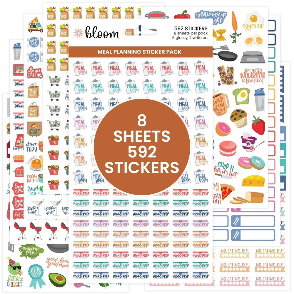 Planner Stickers | Meal Planning Pack