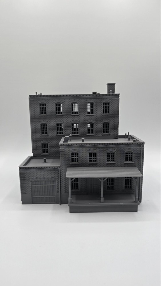 HO Scale Harborline Brick Depot 1:87 Building