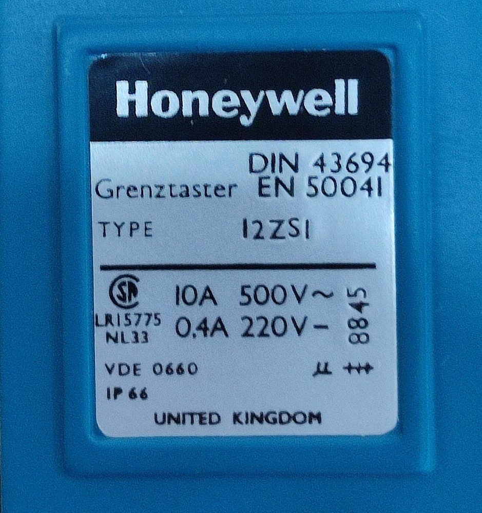 12ZS1 HONEYWELL MICRO SWITCH 12ZS1